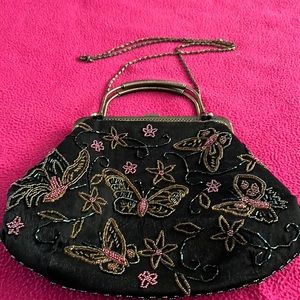 Vintage Butterfly/flower purse